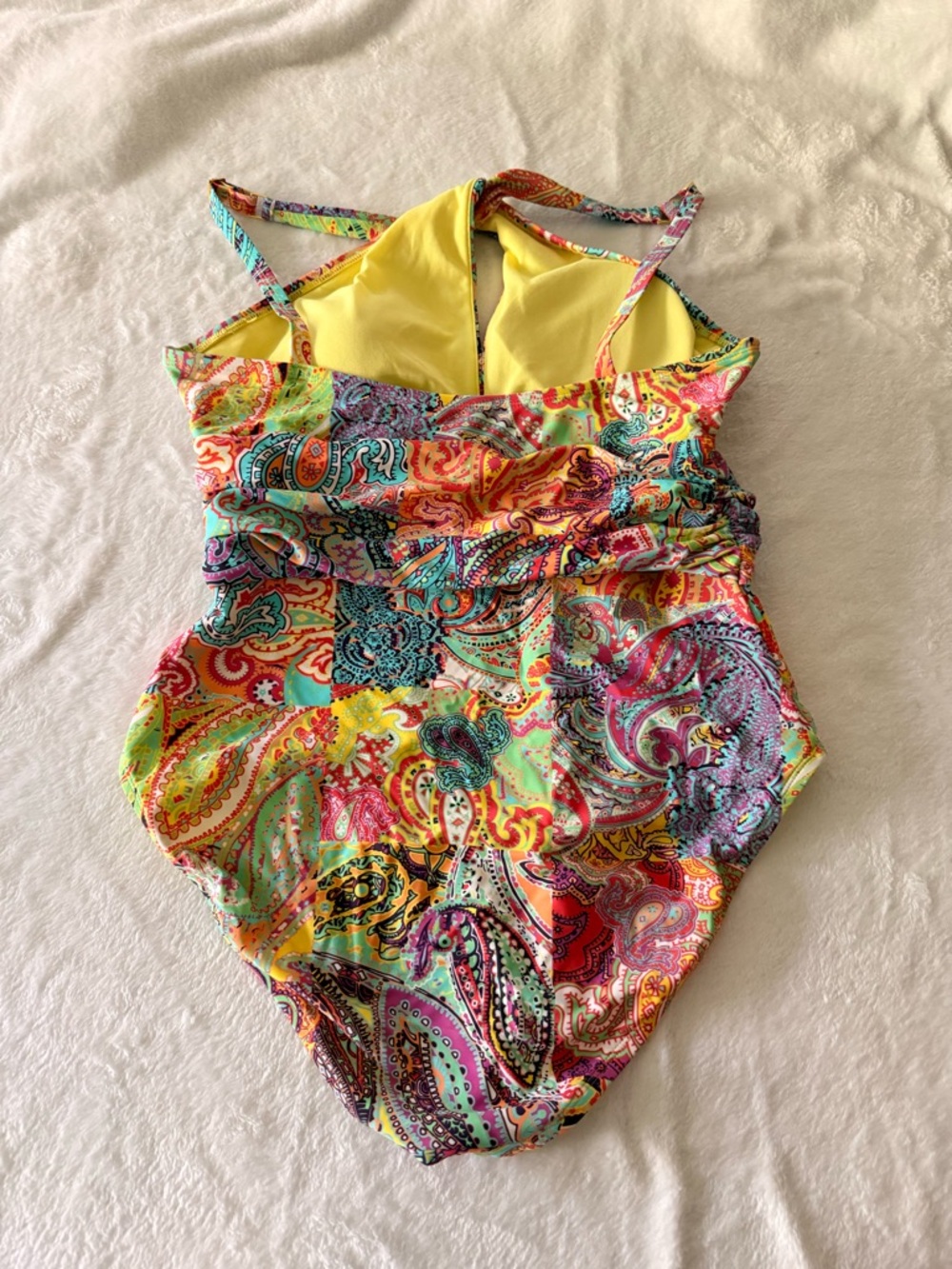 Bleu Rod Beattie Bohemian Paradise 1pc Swimsuit Size 14 - Picture 8 of 10